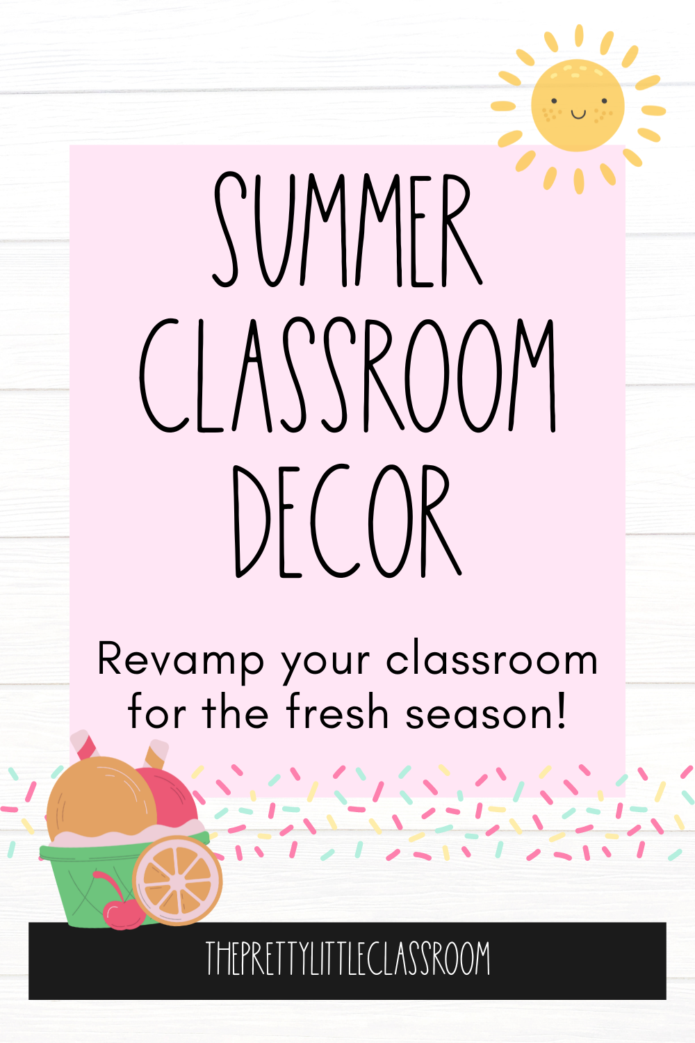 summer classroom décor